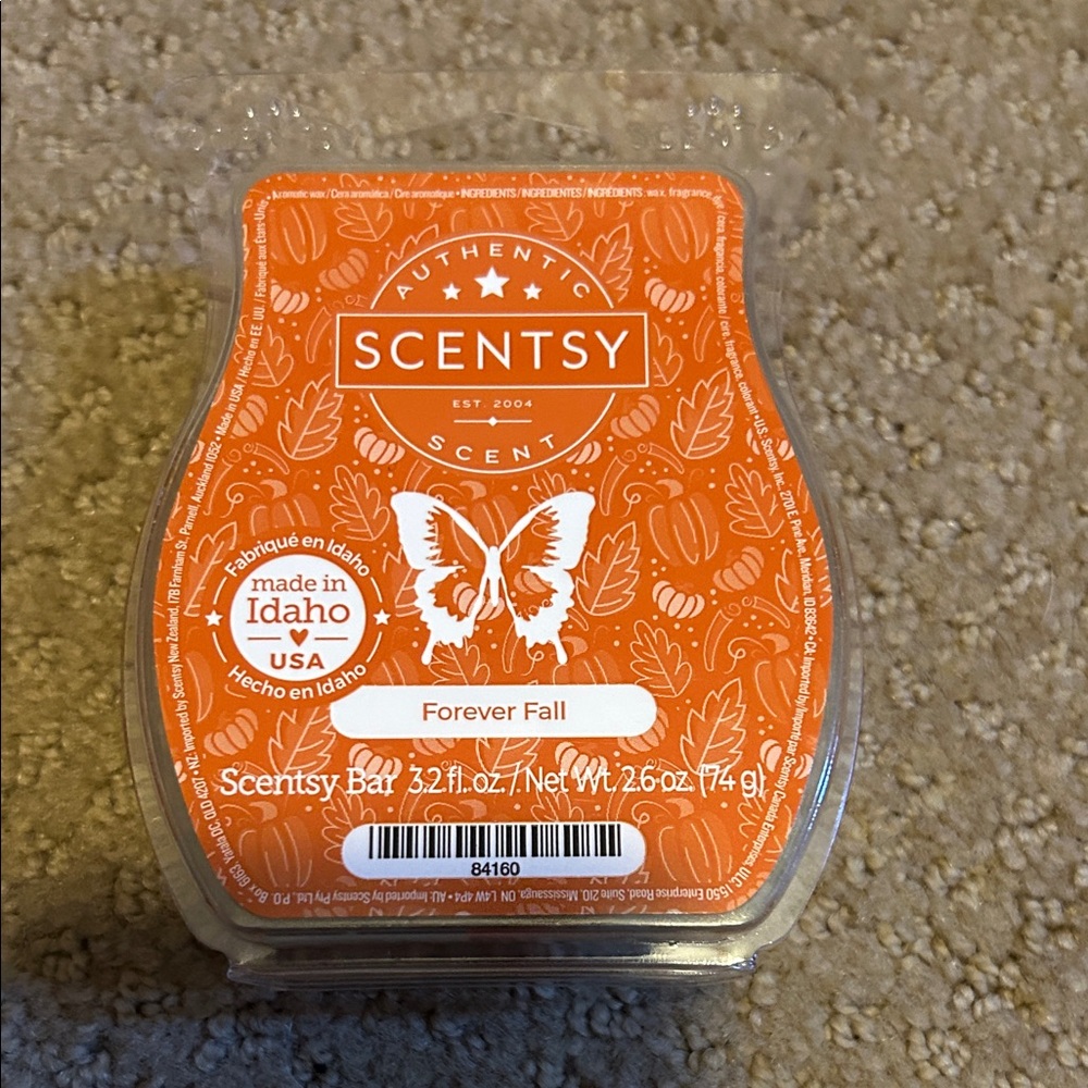 Scentsy Forever Fall Scent Bar - Vibrant Orange